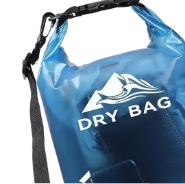 Blue waterproof dry bag