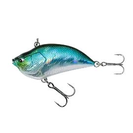 Blue and silver fishing lure